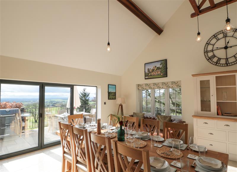 The dining room at Ghyll Crest, Thirsk near Osmotherley