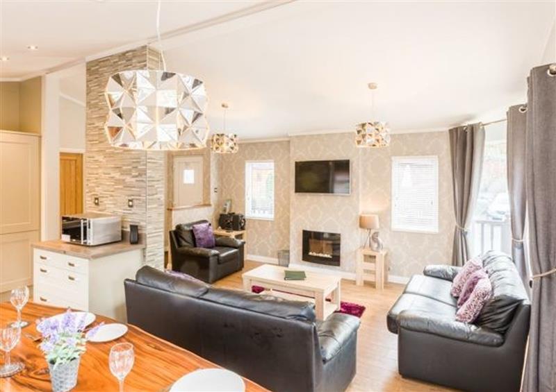 The living area at Ghyll Lodge, Windermere