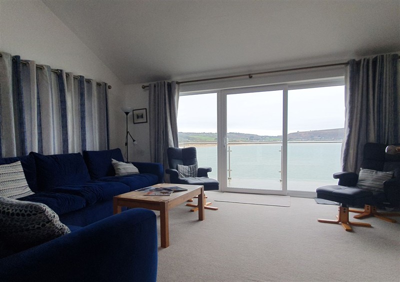 The living area at Gilfach Goed, Abersoch