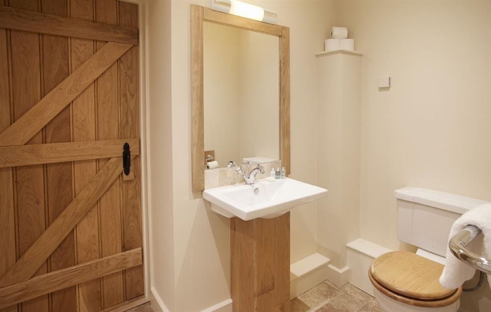 En-suite shower room at Gill Beck Barn, Melmerby