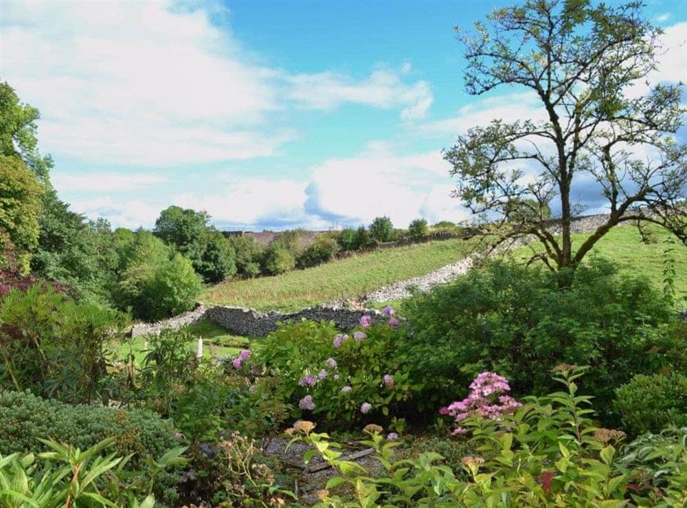 Far reaching views over the rolling farmland at Gill Cottage in Crosby Garrett, near Kirkby Stephen, Cumbria