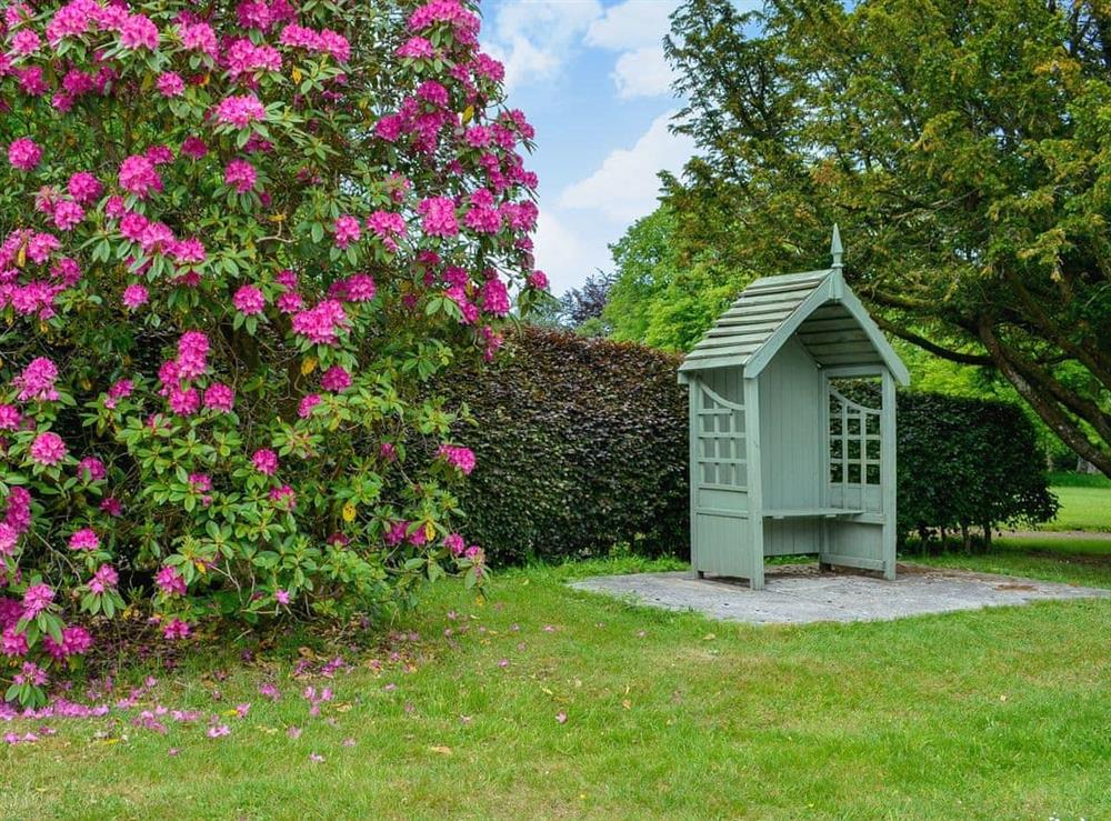 Delightful garden and grounds at Gilminscroft Gatehouse in Sorn, near Ayr, Ayrshire