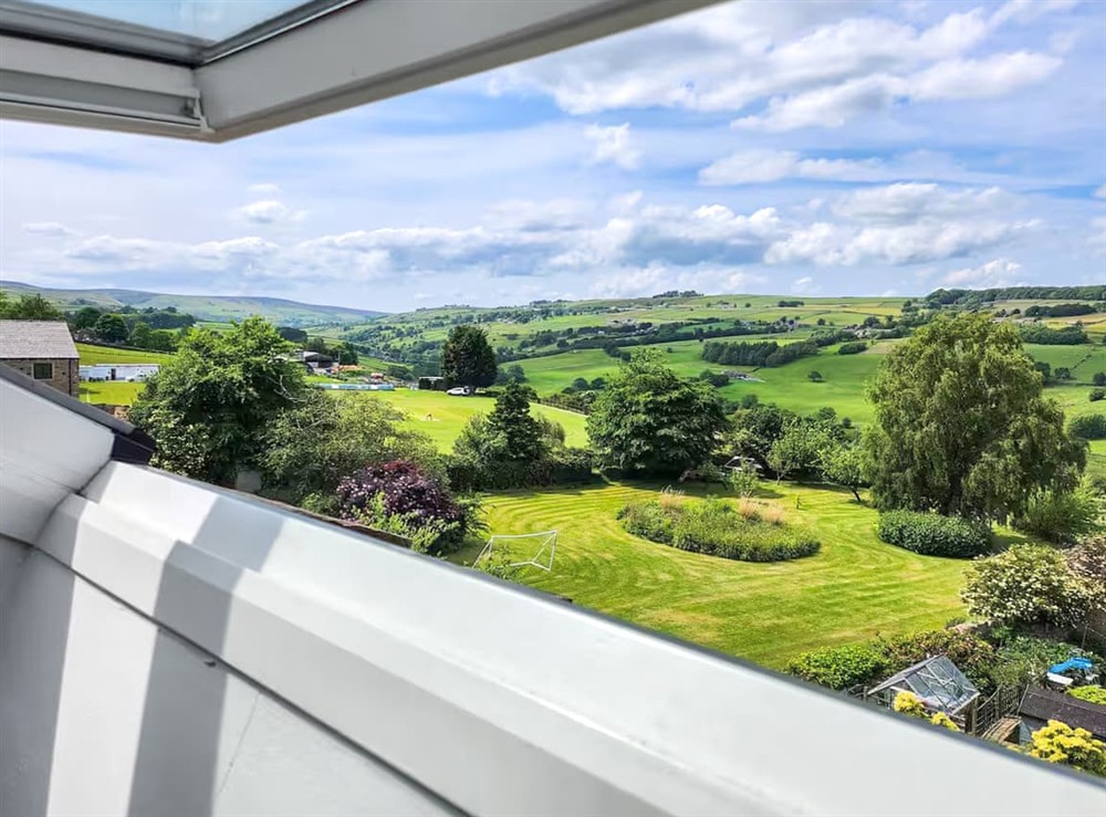View at Gimmerton House in Haworth, West Yorkshire