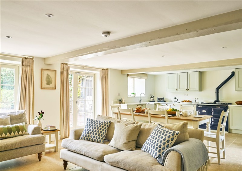 The living area at Gitcombe Coach House, Cornworthy