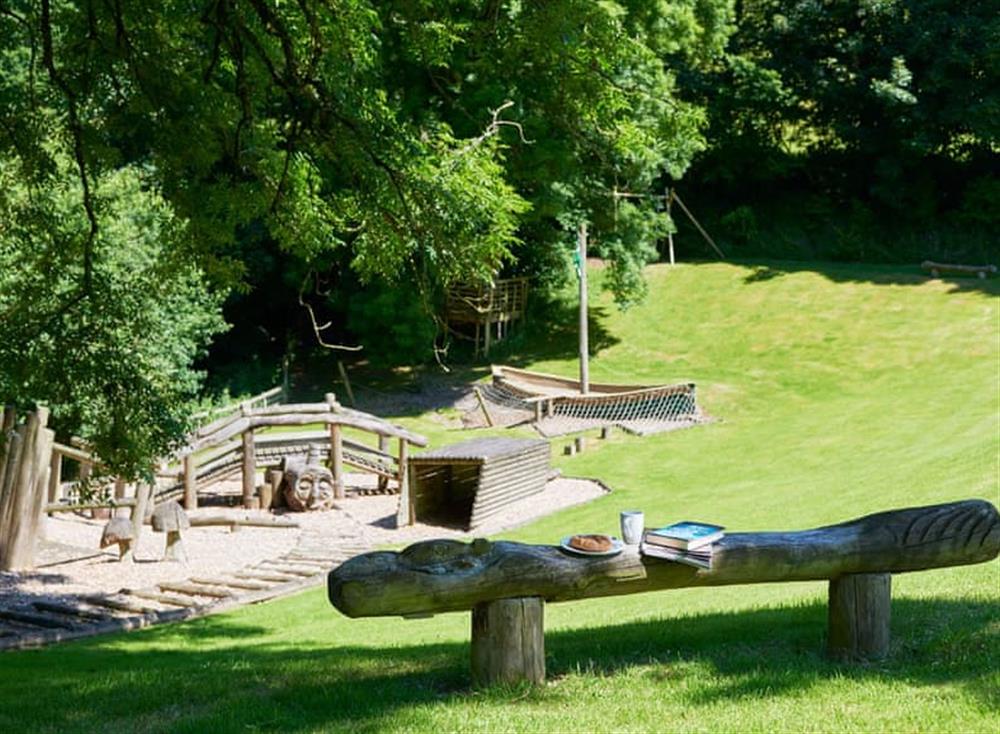 Entertaining adventure play ground at Meavy Cottage, 