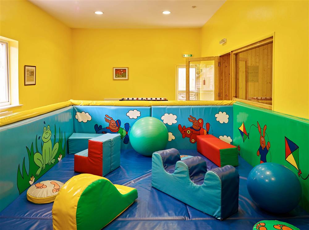 The children’s soft play area  at Gitcombe House, Dartmouth