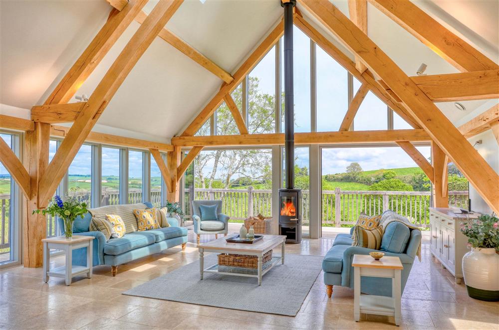 Take in the beautiful countryside views all year round  at Gitcombe Retreat, Dartmouth