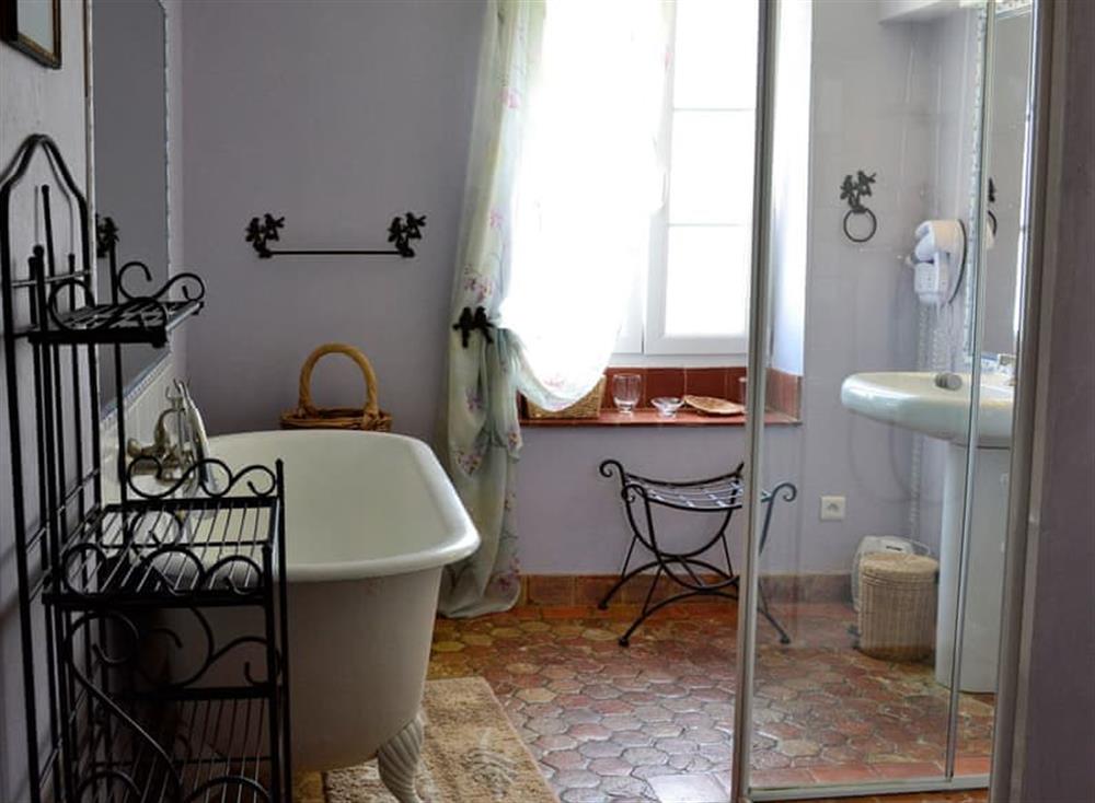 Bathroom at Gite de Saint-Nicolas in Chaourse, Picardy, France