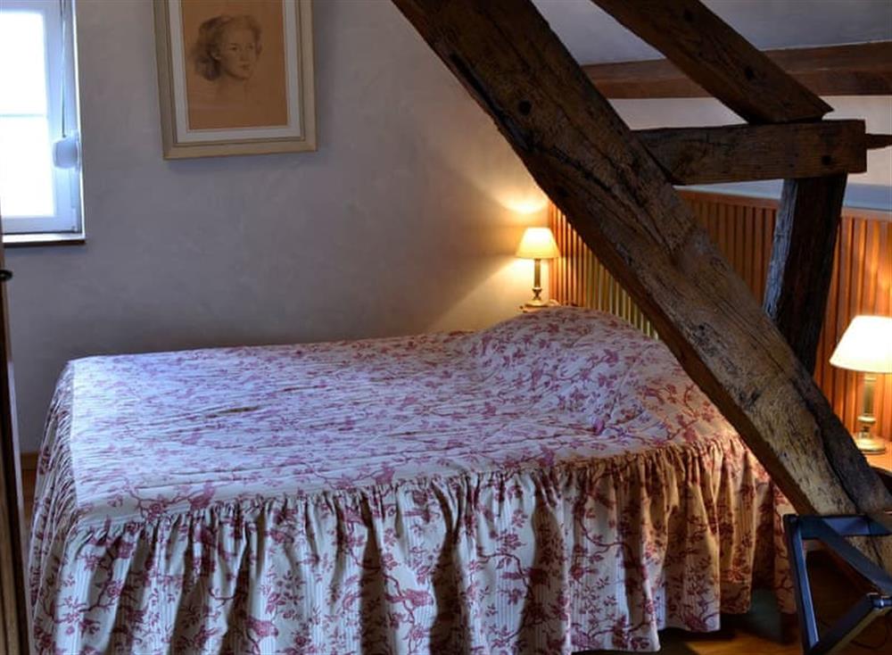 Double bedroom at Gite de Saint-Nicolas in Chaourse, Picardy, France