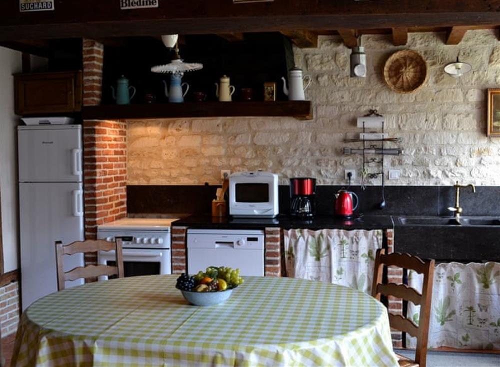 Kitchen/diner at Gite de Saint-Nicolas in Chaourse, Picardy, France
