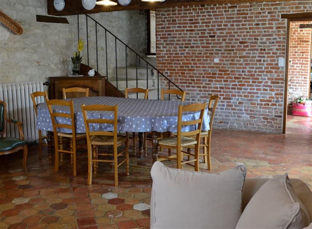 Living room/dining room (photo 2) at Gite de Saint-Nicolas in Chaourse, Picardy, France