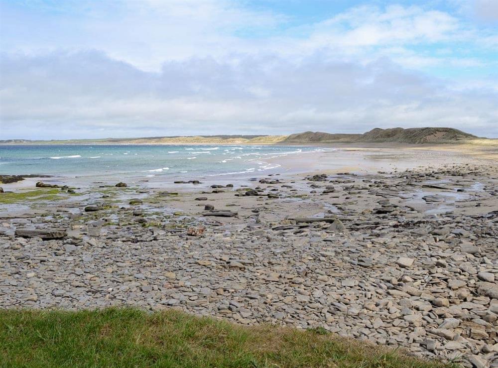 Stunning nearby Dunnet Beach at Gladstone Cottage in Castletown, near Thurso, Caithness