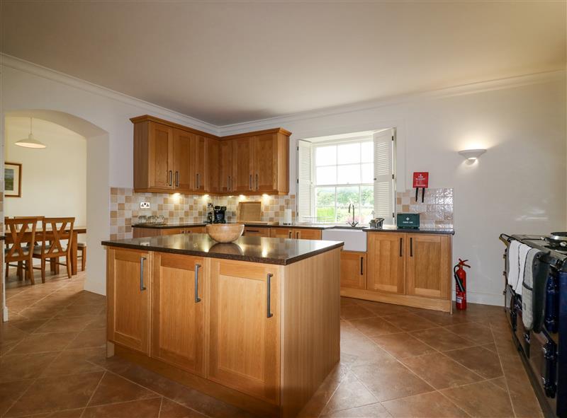 This is the kitchen at Glamis House, Glamis near Forfar