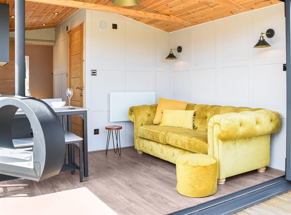 Open plan living space (photo 2) at Glamping Pod 2 in Dalton, near Wigan, Lancashire