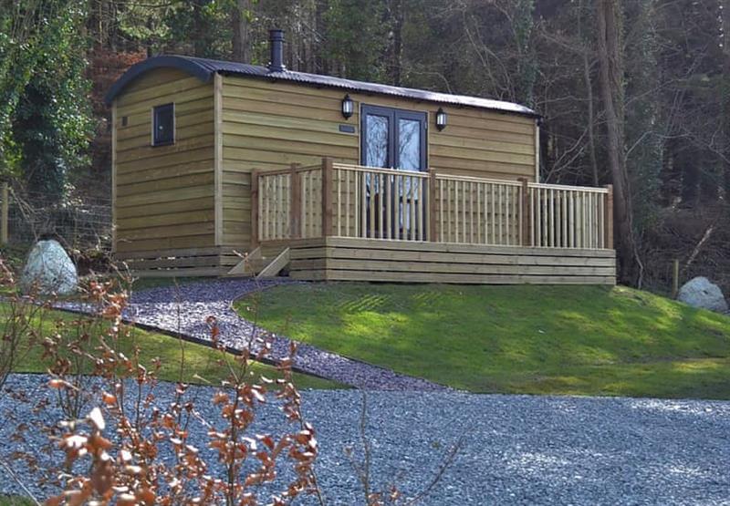 One of the lodges at Glampio Gelli Glamping in Bala, North Wales