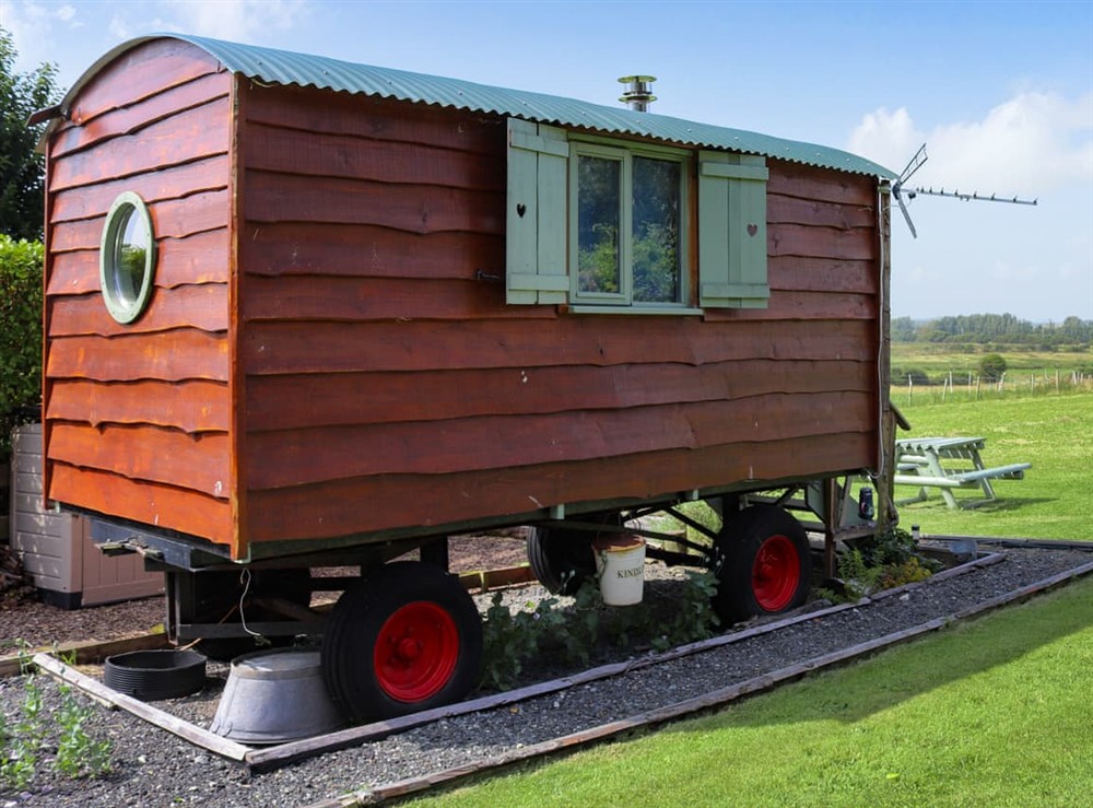 Exterior (photo 2) at Glan Tywyn Shepherds Hut in Bryngwran Nr Rhosneigr, Gwynedd