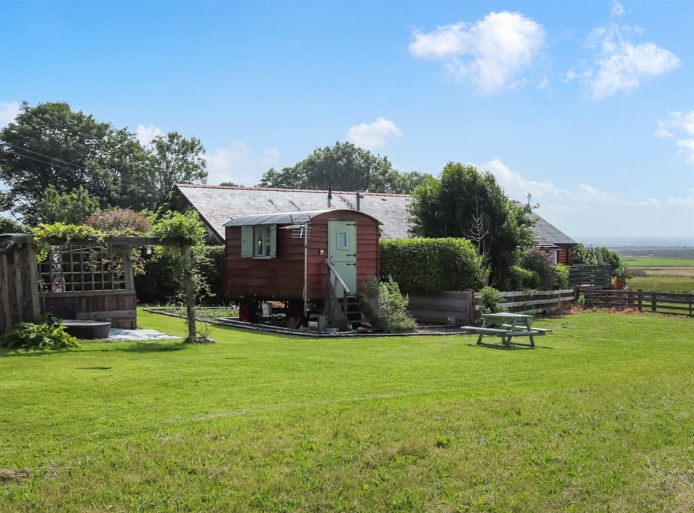 Exterior (photo 3) at Glan Tywyn Shepherds Hut in Bryngwran Nr Rhosneigr, Gwynedd