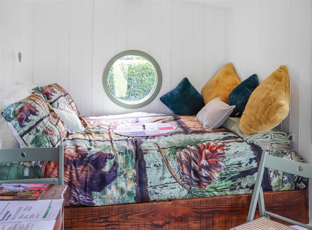 Interior at Glan Tywyn Shepherds Hut in Bryngwran Nr Rhosneigr, Gwynedd