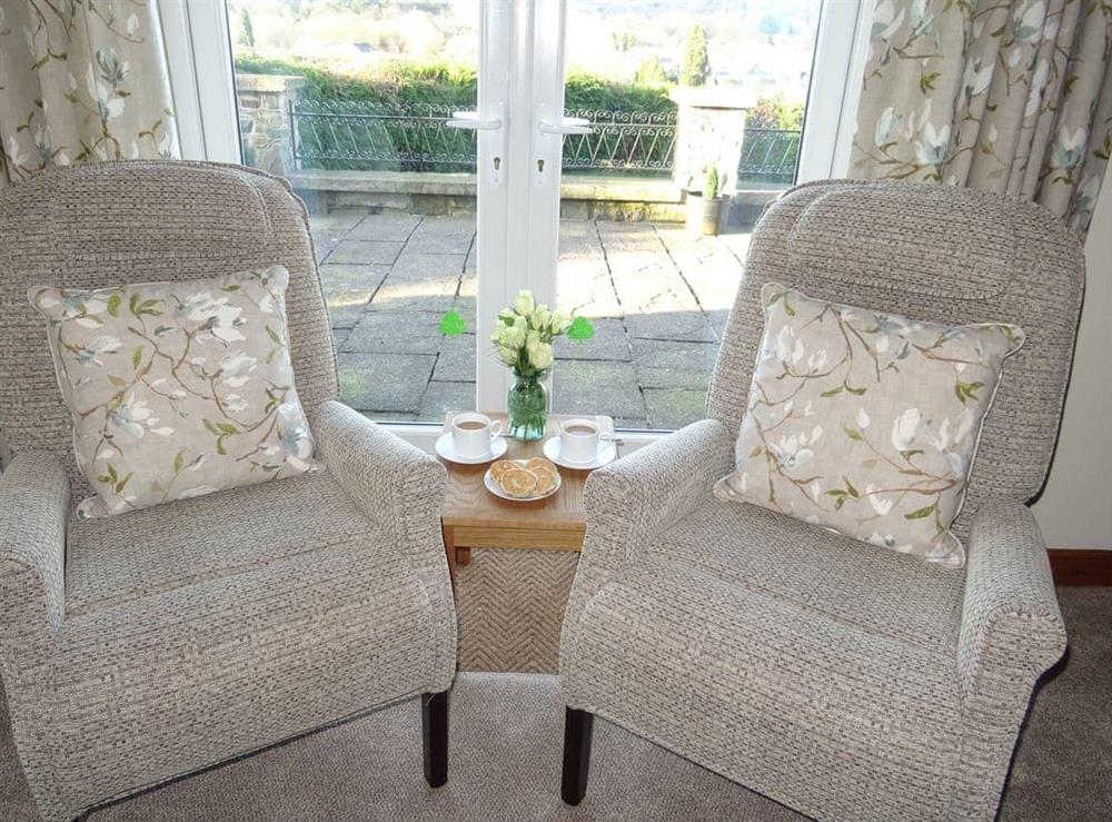 Living Room easy chairs at Glan Wye in Rhayader, Powys., Great Britain