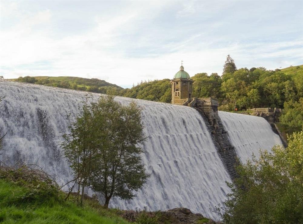Penygarreg Dam, Elan Valley at Glan Wye in Rhayader, Powys., Great Britain