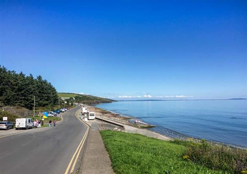 The area around Glan Y Mor at Glan Y Mor, Amroth