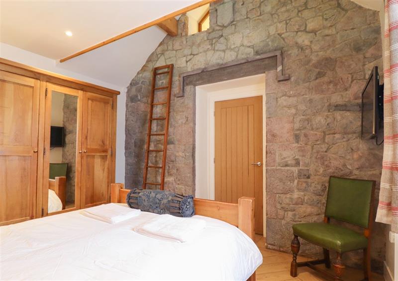 This is a bedroom at Glan Y Mor Lodge, Y Felinheli