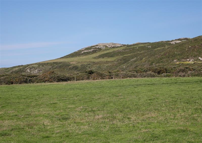 Rural landscape at Glan Yr Afon, Church Bay near Llanfaethlu