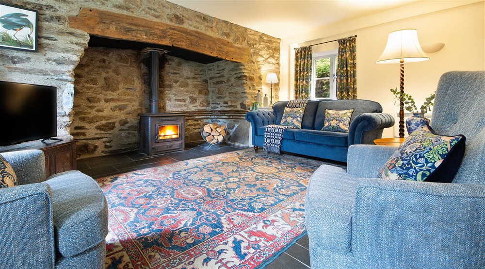 The sitting room (photo 2) at Glan Yr Afon in Dolwyddelan, Gwynedd