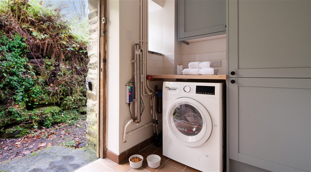 The utility room at Glan Yr Afon in Dolwyddelan, Gwynedd