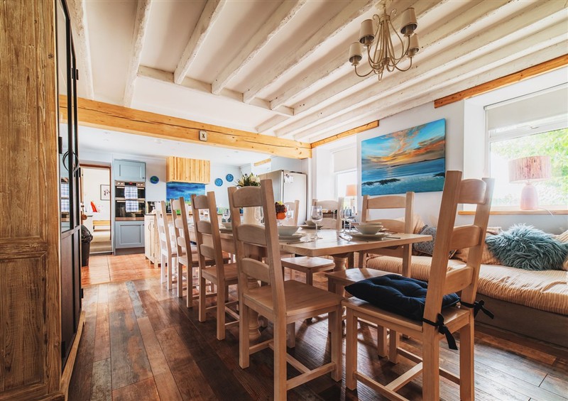 This is the dining room at Glanllyn Bach, Rhosneigr