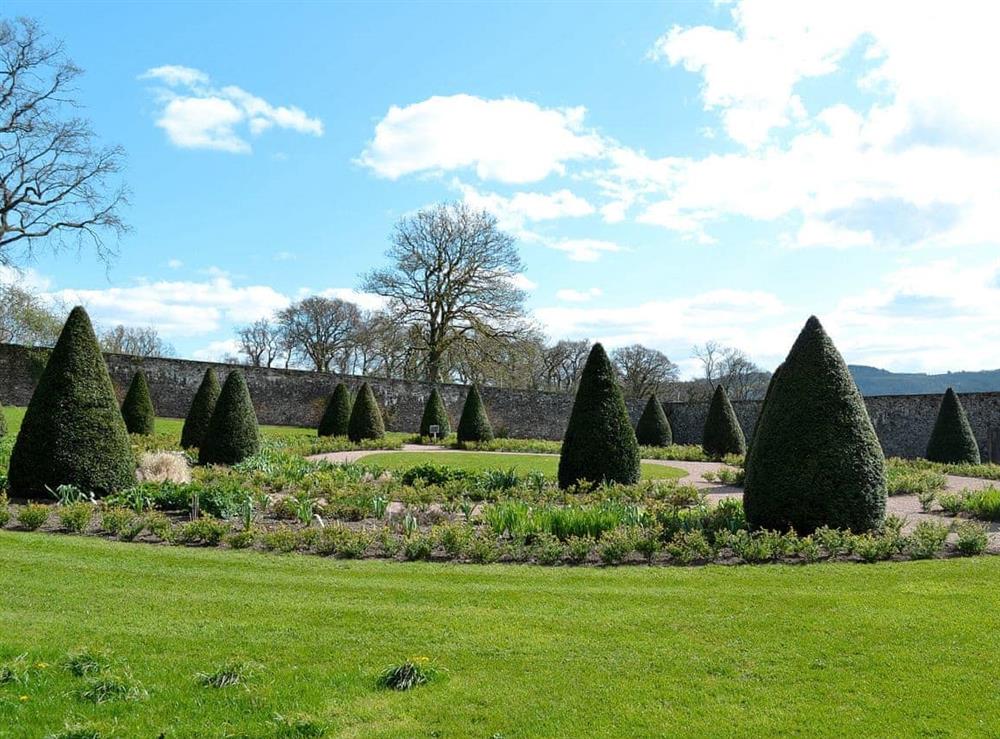 Aberglasney Gardens at Glanmwrg Barn in Llangennech, near Llanelli, Dyfed