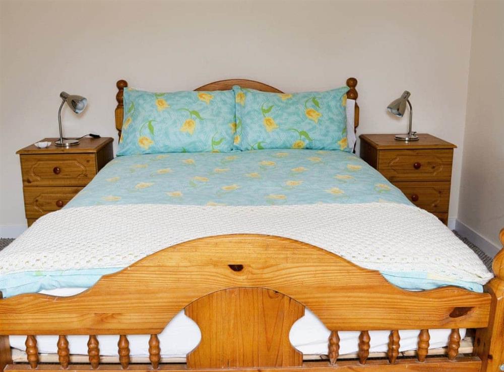 Double bedroom at Glanmwrg Barn in Llangennech, near Llanelli, Dyfed