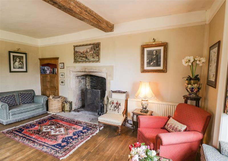 This is the living room at Glapthorn Manor, Glapthorn near Oundle
