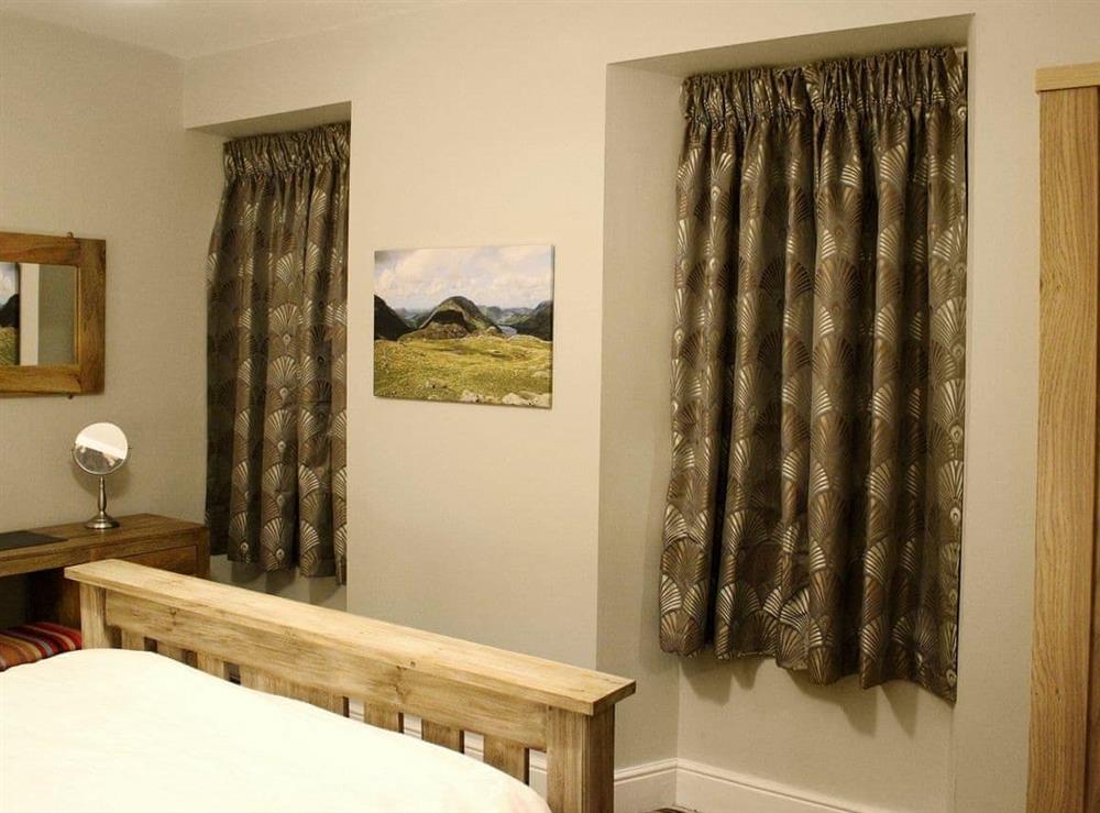 New Curtains in main bedroom at Glaramara in Kendal, Cumbria, England