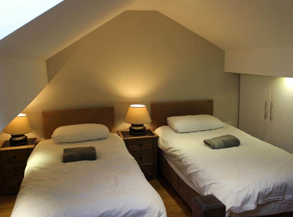 Twin bedroom at Glaramara in Kendal, Cumbria, England