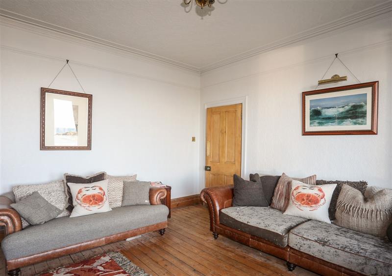 This is the living room at Glasfryn, Cemaes Bay