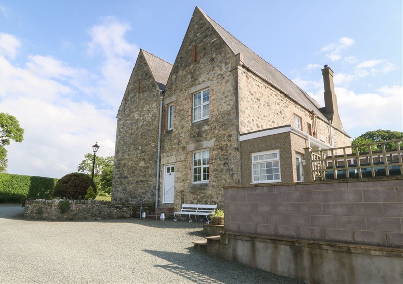 Outside Glasfryn at Glasfryn, Llandwrog
