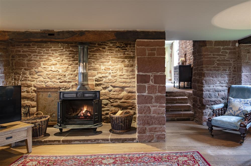 Enjoy the comfort of the cast iron wood burning stove on cooler evenings at Glassonby Old Hall and Jennys Croft, Glassonby