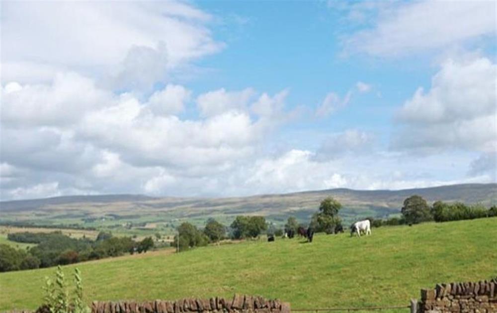 The view over the Eden valley from Glassonby Hall