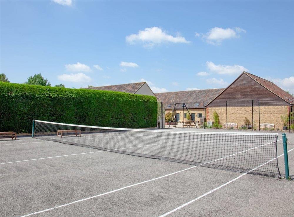 Tennis court (photo 2) at Glastonbury in Witham Friary, Frome, Somerset., Great Britain