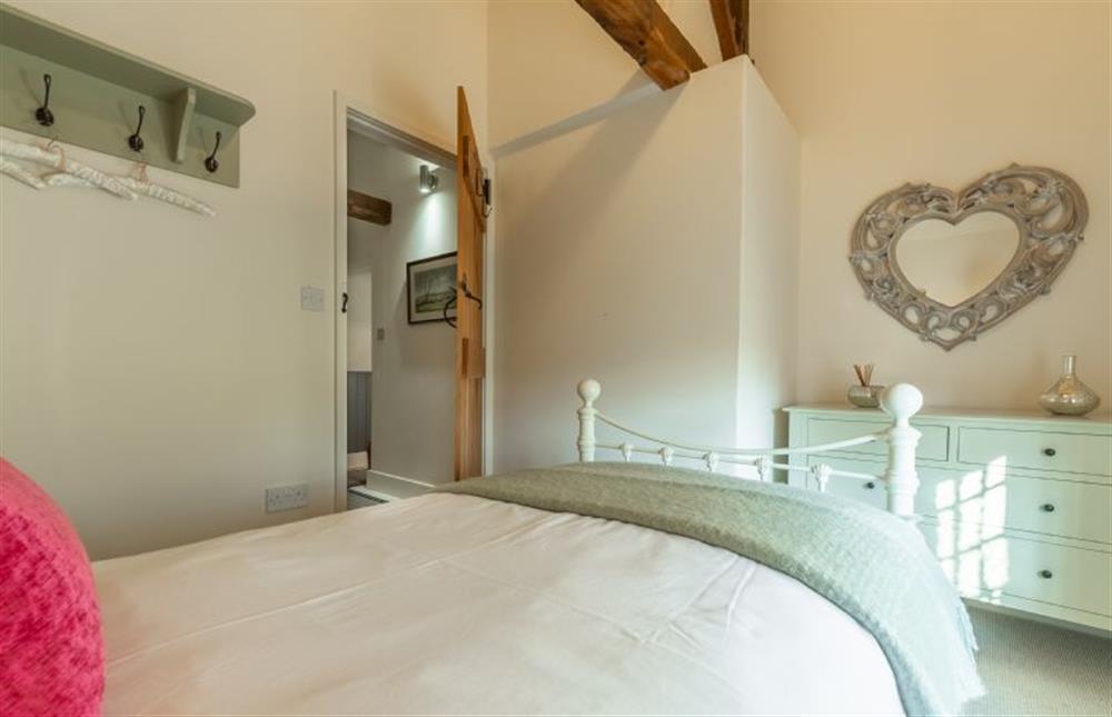First floor: Bedroom three has full size single bed at Glaven Cottage, Letheringsett near Holt