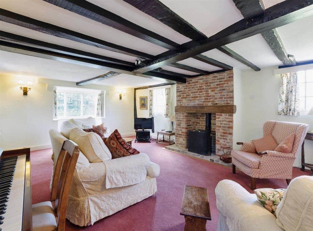 Living room at Glebe Cottage in Callow End, Worcester., Worcestershire