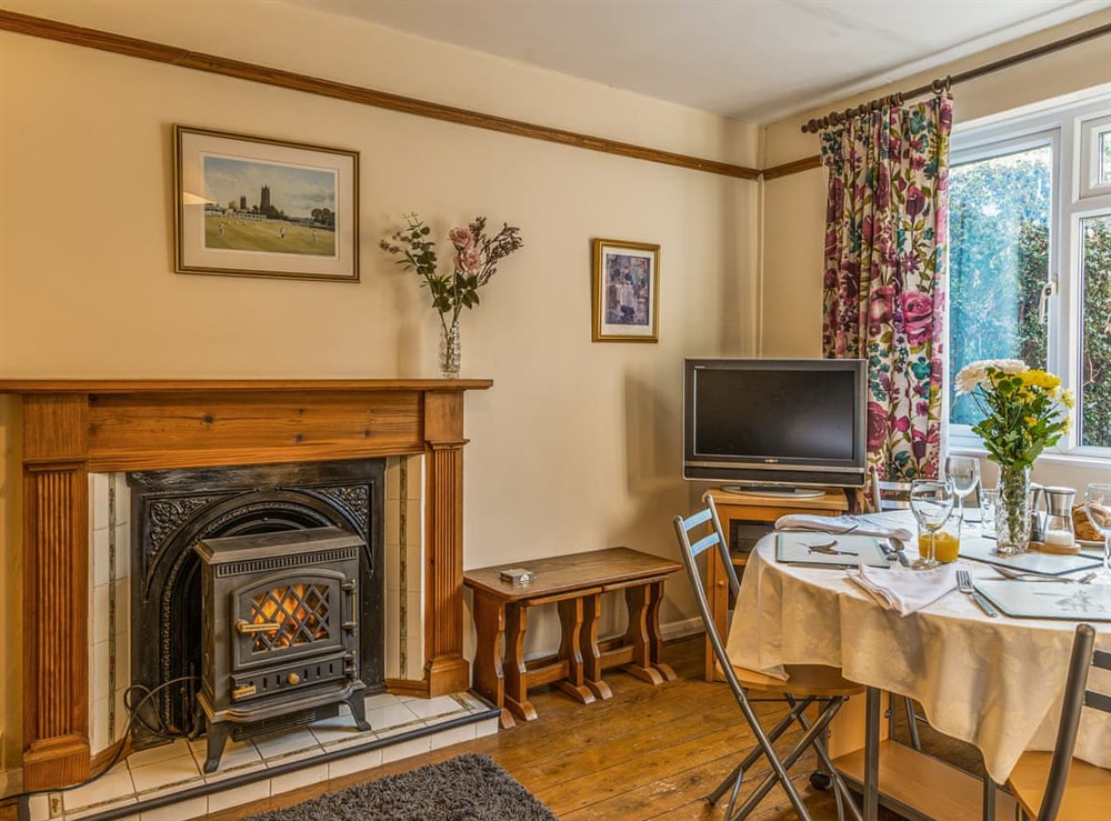 Living room/dining room at Glebe Cottage in Nynehead, Somerset