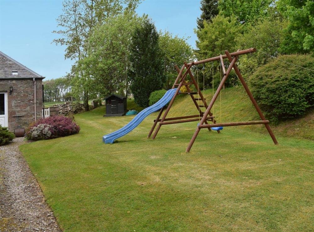 Children’s play area at Glebe Cottage in Scone, Nr Perth, Perthshire., Great Britain
