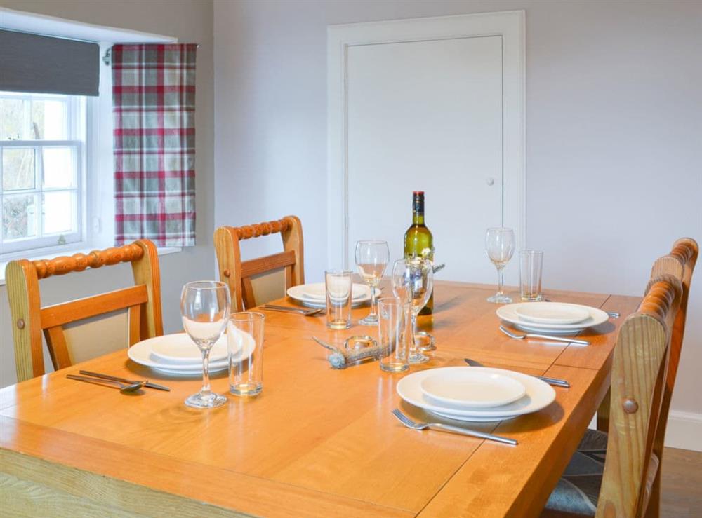 Delightful dining room at Glebe Cottage in Urray, near Dingwall, Highlands, Ross-Shire