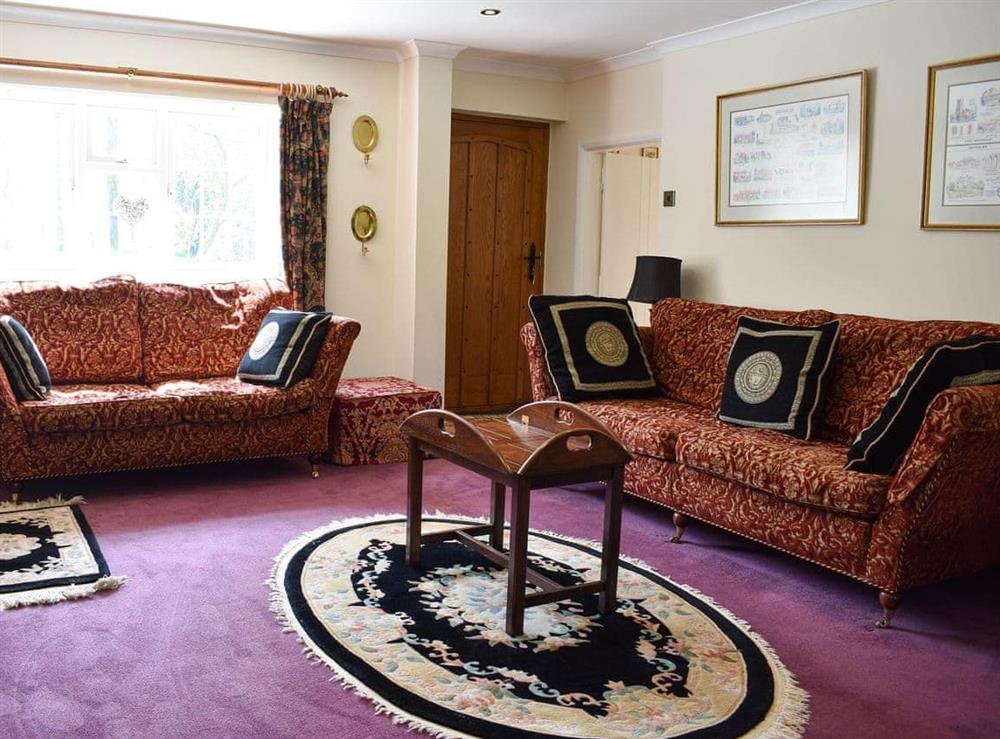 Living room at Glebe Farm Cottage in Hornby, North Yorkshire