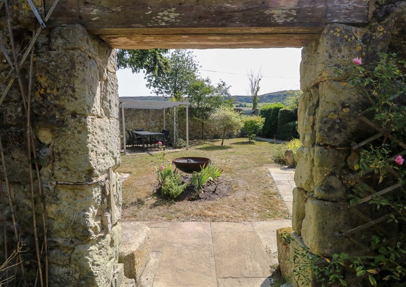 This is the garden at Glebe Garth, Chale near Niton