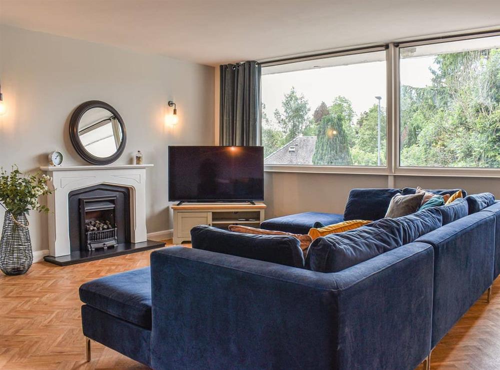 Living area at Glebe View in Bowness-on-Windermere, Cumbria