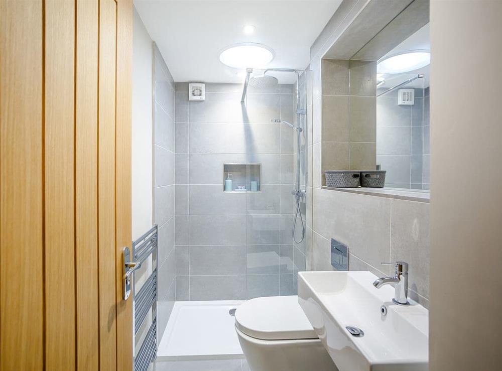 Shower room at Glebelands Lodge in Alnwick, Northumberland