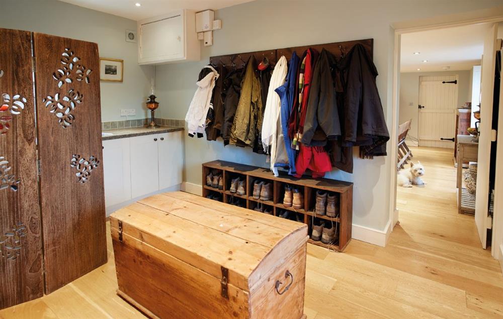 The boot room is an excellent facility for tired walkers coming in off the fells